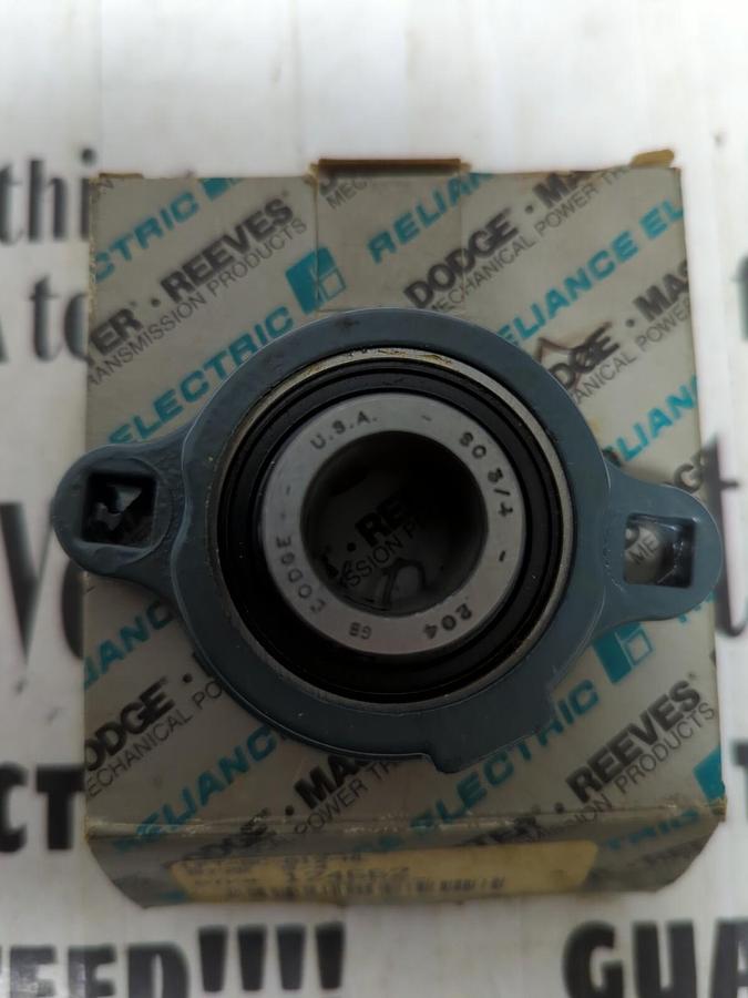 DODGE,124662 LFT-SC-012-NL,FLANGE BEARING 2-BOLT BASE 3/4 INCH BORE NOS