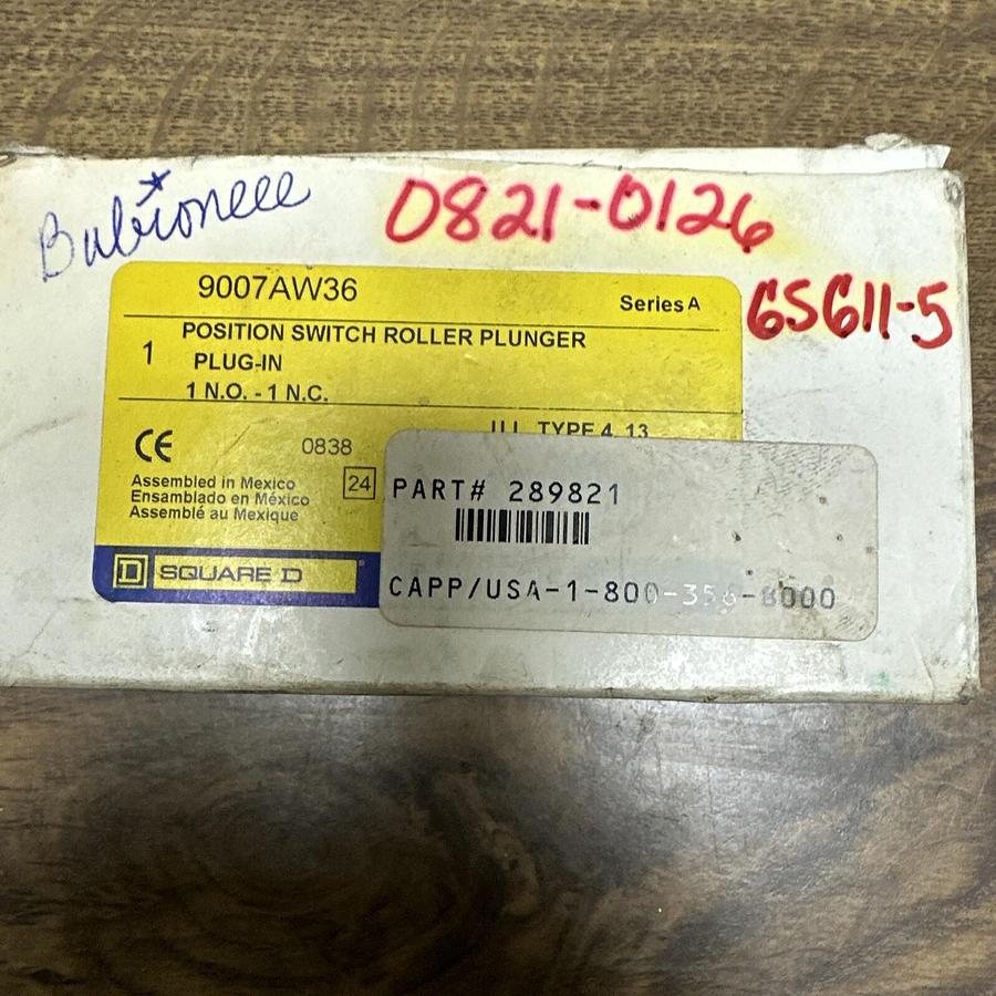 Square D,9007-AW16,Plug in Limit Switch Box Only NEW
