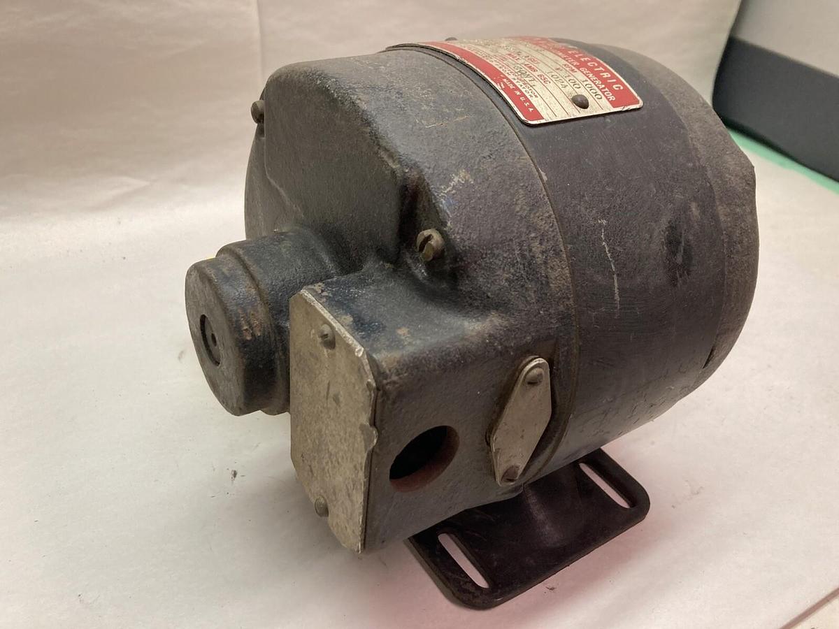 Used General Electric,5BC42AB1834C,Tachometer Generator 1000rpm 100v