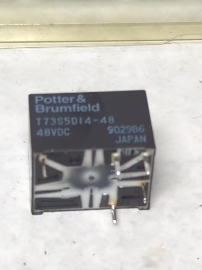 POTTER & BRUMFIELD,T73S5D14-48,POWER RELAY 48VDC LOT OF 50 NOS