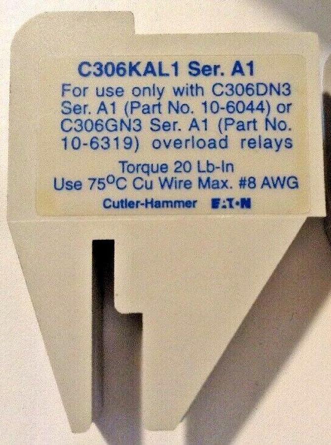 Eaton Cutler-Hammer,C306KAL1,Lug Adapter Assembly  LOT OF 4