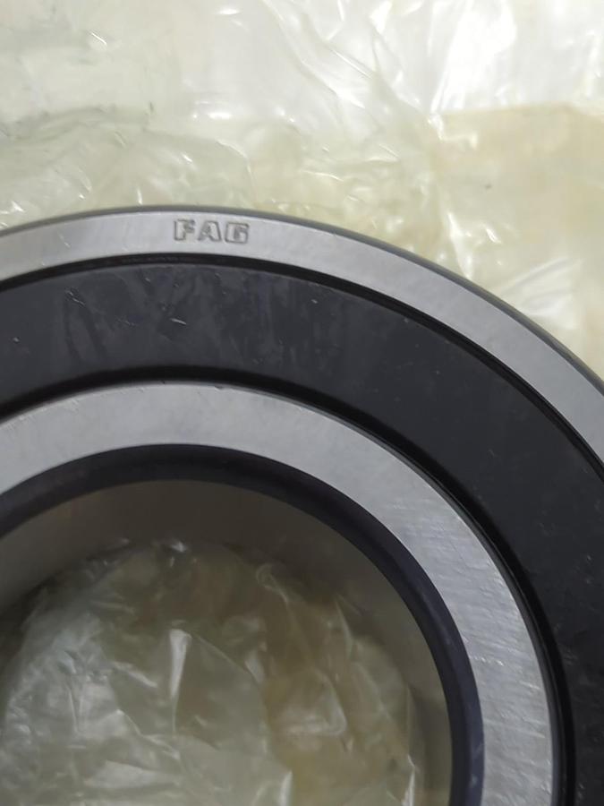 FAG,6312 2RSR C3,RUBBER SEALED DEEP GROOVE BALL BEARING 60MM BORE NOS