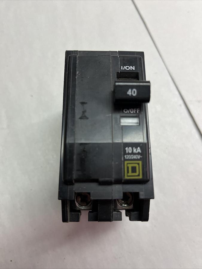 SQUARE D,QO240,CIRCUIT BREAKER 40 AMP 2POLE 120/240V