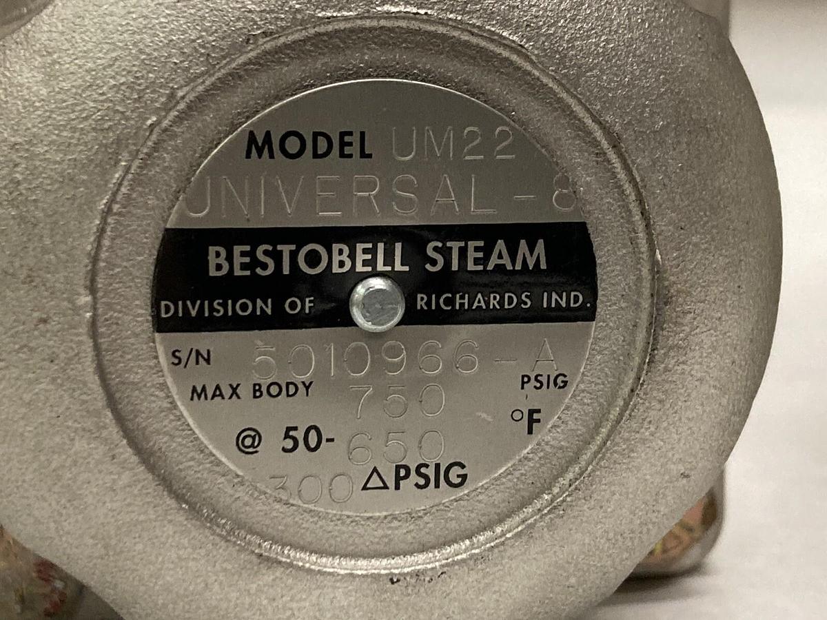 Used Bestobell,UM22,Universal Steam Trap 300 PSIG  S/N 5010966-A