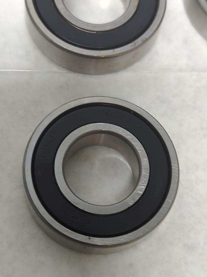 KBC,6004D,RUBBER SEALED BALL BEARING LOT OF 8