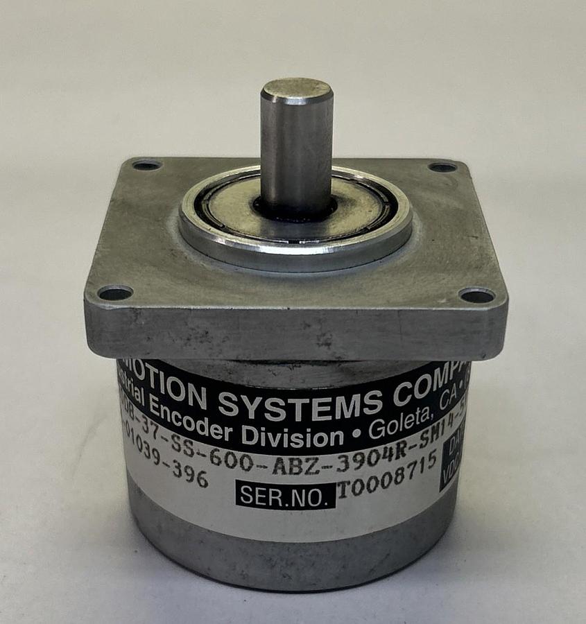 Used BEI,XH20DB-37-SS-600-ABZ-3904R-SM14-54,INDUSTRIAL ENCODER