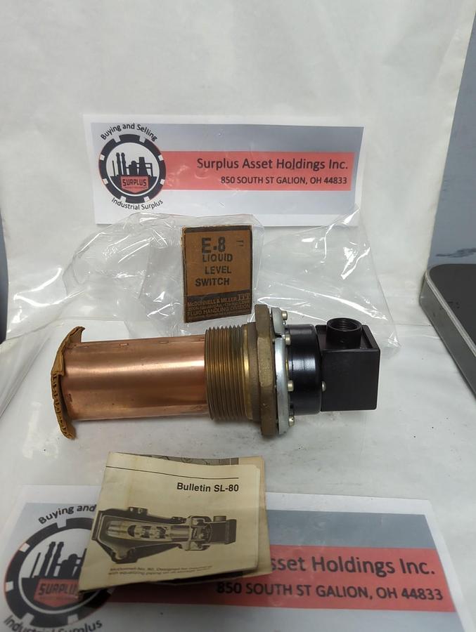 MCDONNELL & MILLER,E-8,LIQUID LEVEL SWITCH NOS
