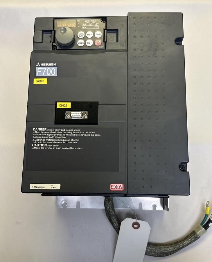 Used MITSUBISHI,FR-F740-00170-EC,VFD AC INVERTER DRIVE 380-480V 17A
