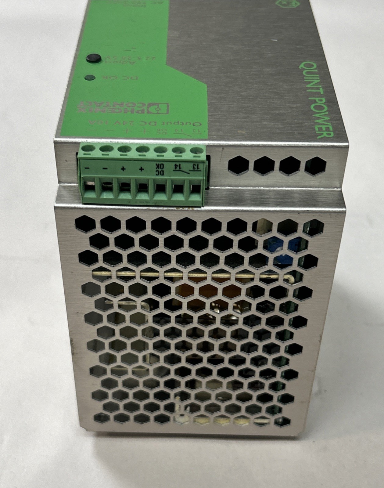 Used PHOENIX CONTACT,QUINT-PS-100-240/24DC/10,POWER SUPPLY 24VDC 10A