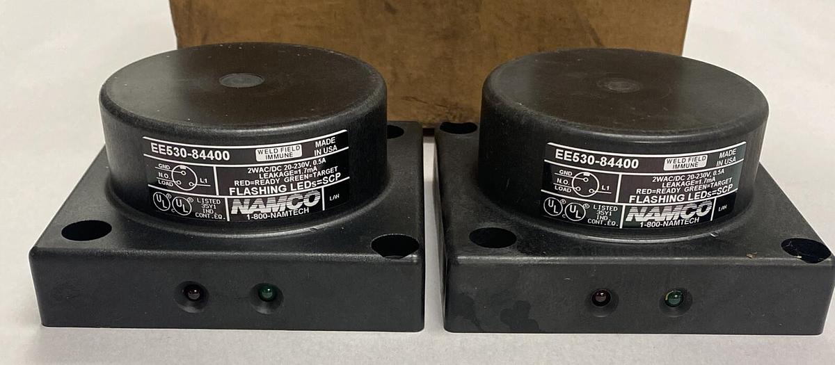 Namco,EE530-84400,Proximity Sensor Lot Of 2 NOS