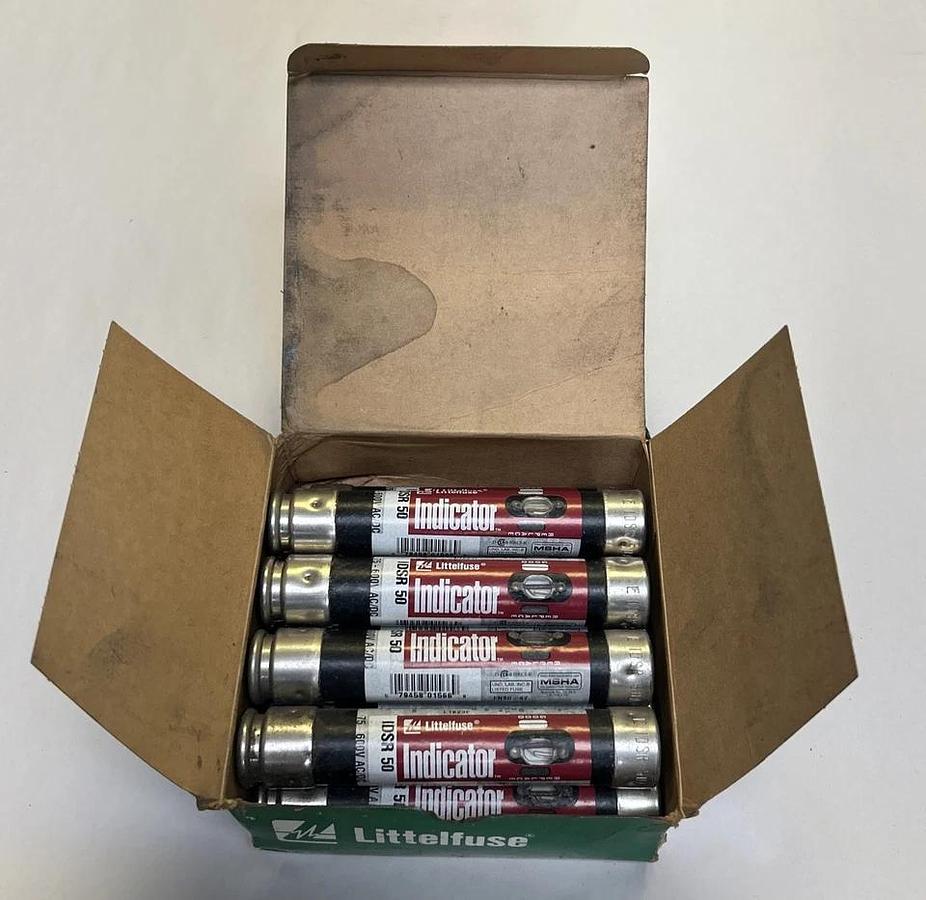 LITTELFUSE,IDSR50,FUSE 50A 600V LOT OF 9 NOS
