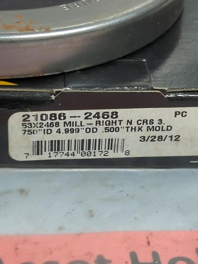 GARLOCK KLOZURE,21086-2468,SEAL 53X2468 NOS