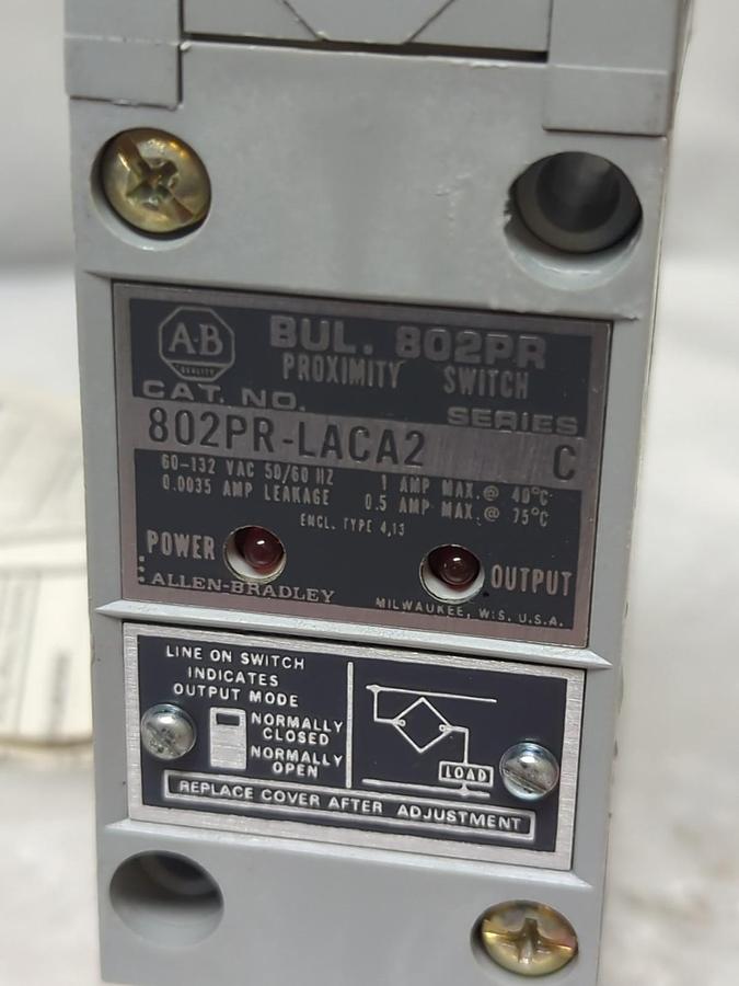 ALLEN BRADLEY,802PR-LACA2,SERIES C SELF CONTAINED PROXIMITY SWITCH NOS