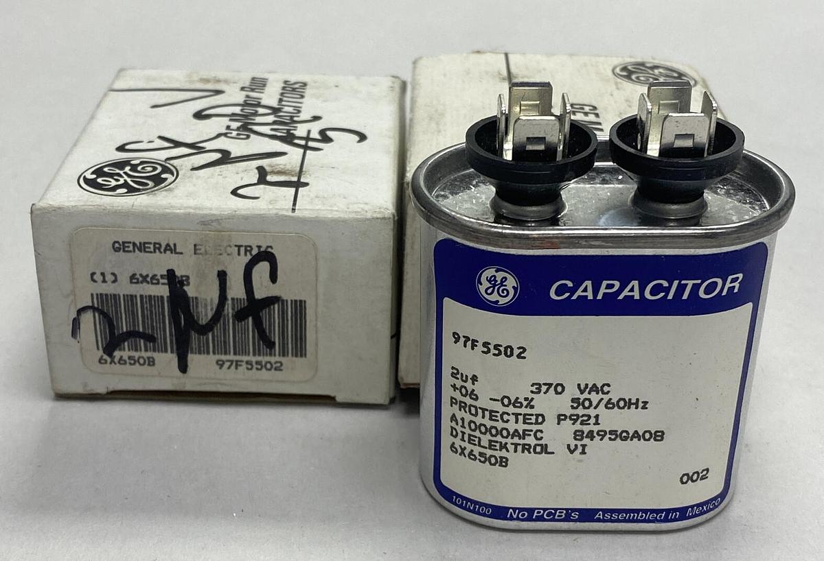 GE,6X650B,Capacitor Lot Of 2 NOS