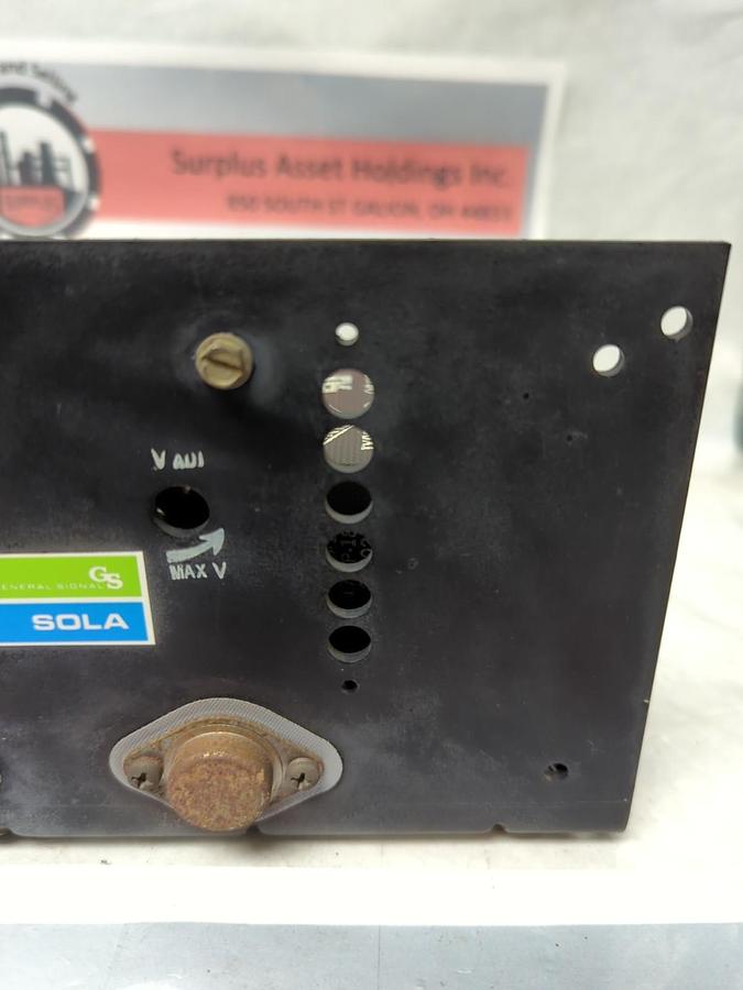Used SOLA,83-24-225-2,POWER SUPPLY 120-240VAC 2.5 AMP PRE-OWNED