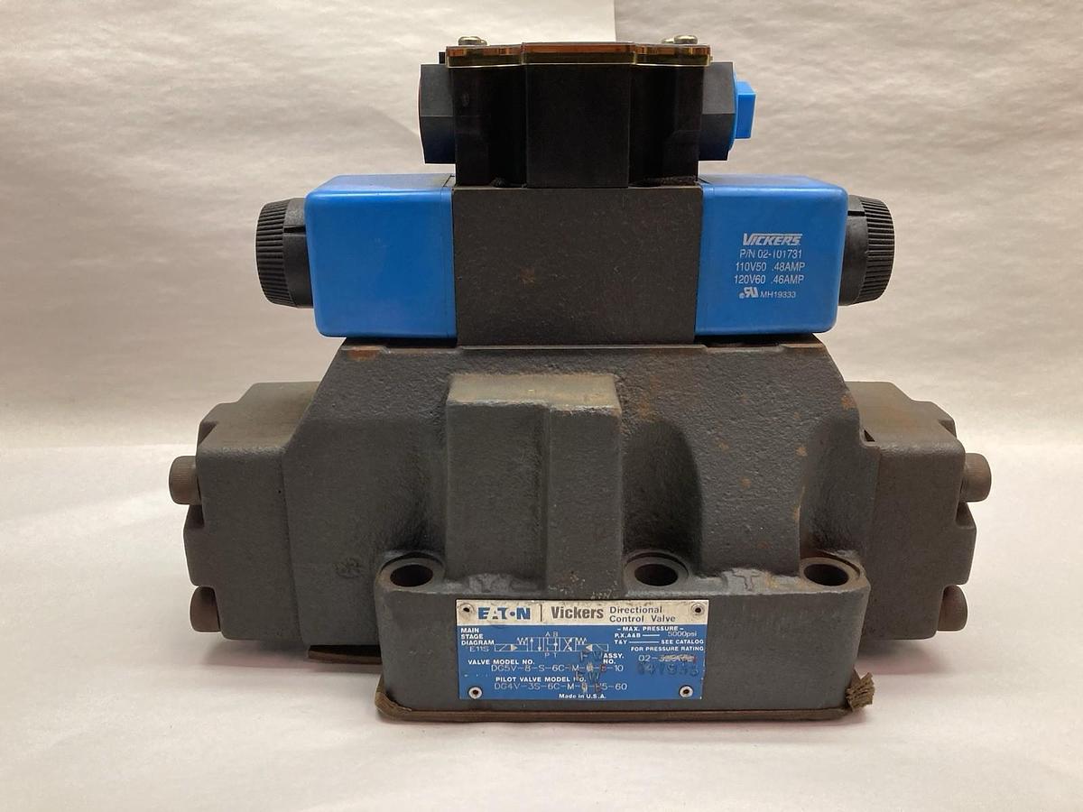 Used Vickers,DC5V-8-S-6C-TM-FW-B-10,Directional Control Valve