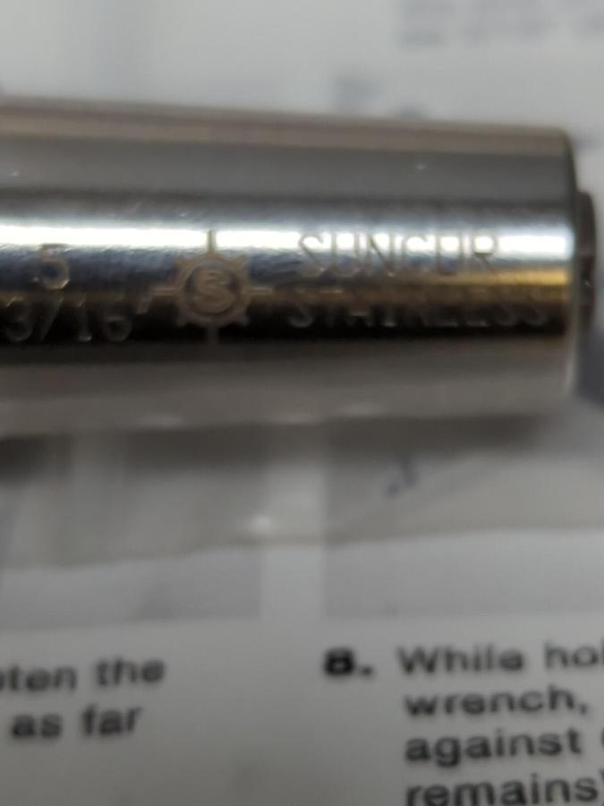 SUNCOR STAINLESS,S0771-0905,QUICK ATTACH STUD NOS