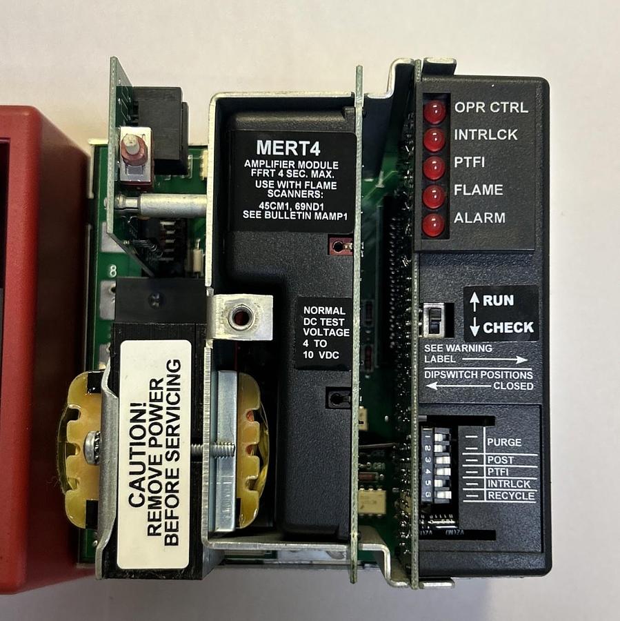Used HONEYWELL,MEC120D,FLAME SAFETY TIMING MODULE 120V