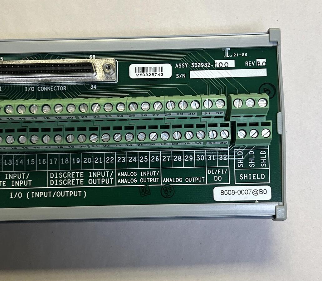 ALTECH EPDR,T6200,REMOTE I/O TERMINATION BOARD NOS