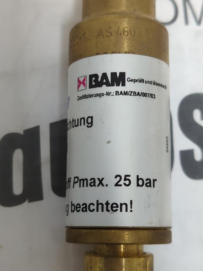 GEGA,LG/GRM  EN 730-1,NON-RETURN WELDING SAFETY VALVE NOS