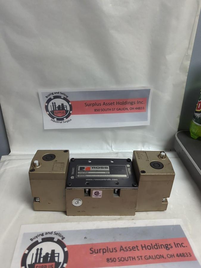Used ROSS,W7076D4332,SOLENOID VALVE110/50 110-120/60 PRE-OWNED