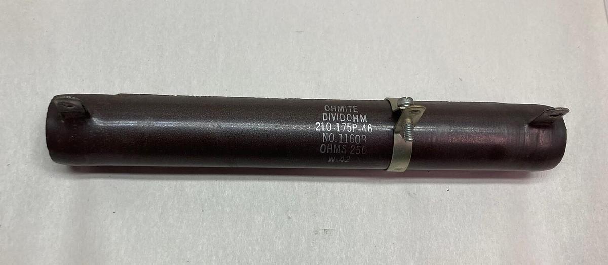 Ohmite,1160B 210-175P-46,Resistor 250 OHMS