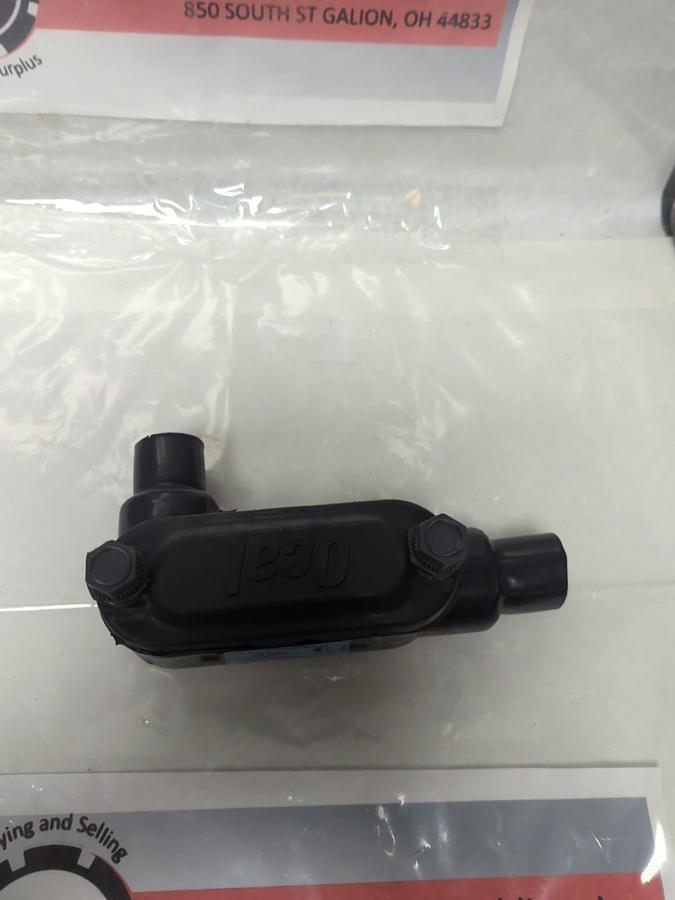 OCAL BLUE,734A,TYPE 4X COATED CONDUIT BODY 1 IN NPT 90° ELBOW NOS