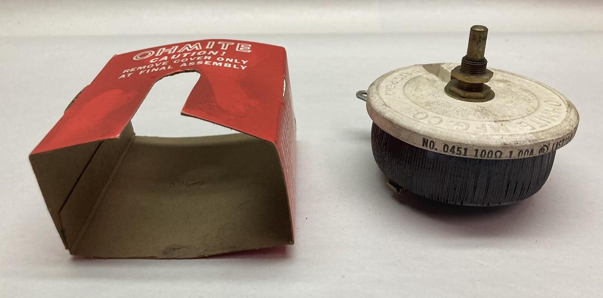 Ohmite,0451 1000,Rheostat 1.00A Series 8310