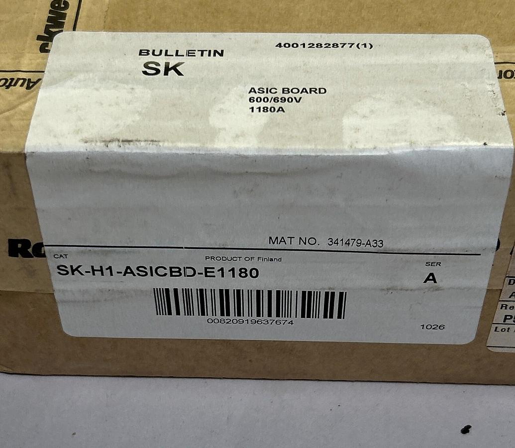 Used ALLEN BRADLEY,SK-H1-ASICBD-E1180,CONFORMAL COATED ASIC BOARD FOR POWERFLEX NEW