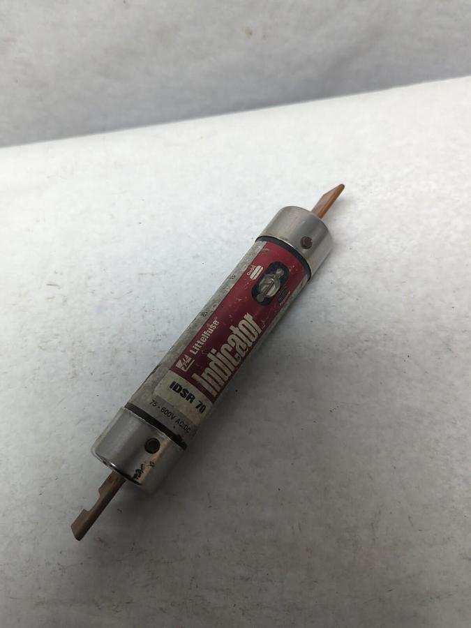 Used LITTELFUSE,IDSR 70,INDICATOR 70 AMP FUSE PRE-OWNED
