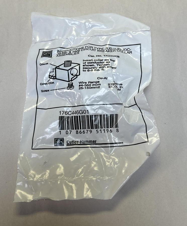 Used CUTLER-HAMMER,176C446G01,TERMINAL LUG NOS
