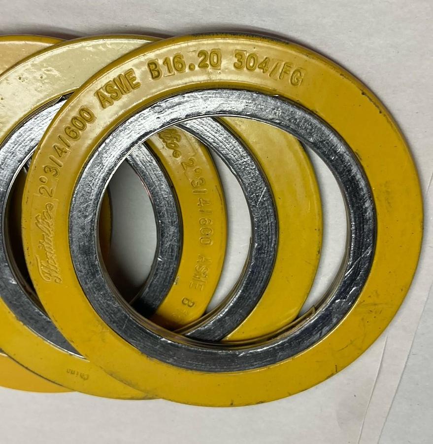 Used Flexitallic,2'3/4/600 ASME B16.20 304/FG,Spiral-Wound Gasket LOT OF 15