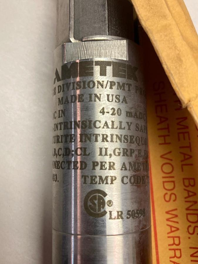 Ametek,MOD575SB0015,Submersible Transducer 15psi 4-20mADC