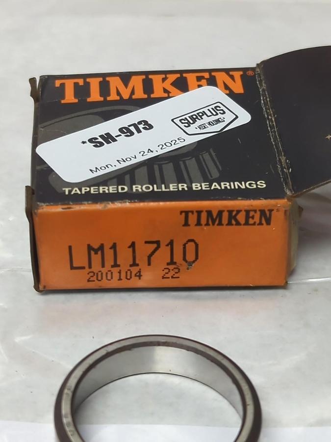 TIMKEN,LM11710,ROLLER BEARING CUP NOS