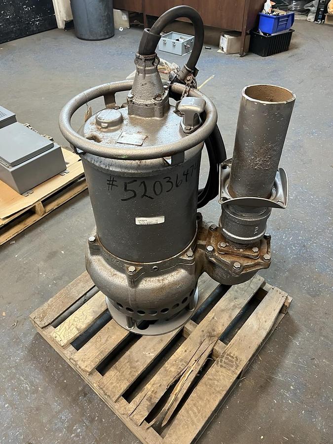 Used TOYO,DL-20,SUBMERSIBLE PUMP DISCHARGE 4" 20HP 350GPM 460V