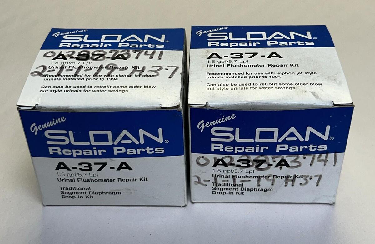 SLOAN,A-37-A,REPAIR KIT LOT OF 2 NOS