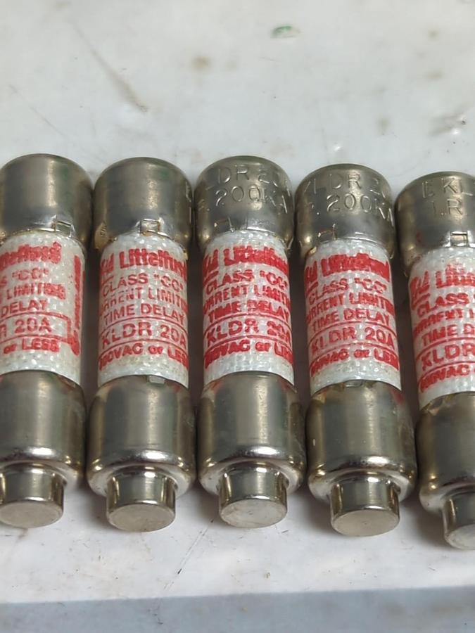 LITTELFUSE,KLDR20,FAST ACTING 20 AMP FUSES BOX OF 8 NOS