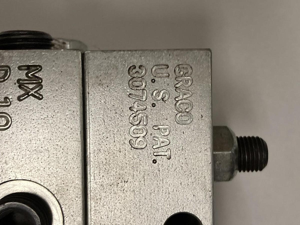 Used Graco,MXD10-025S L07-125T MXI10-025S,Divider Valve 3074509