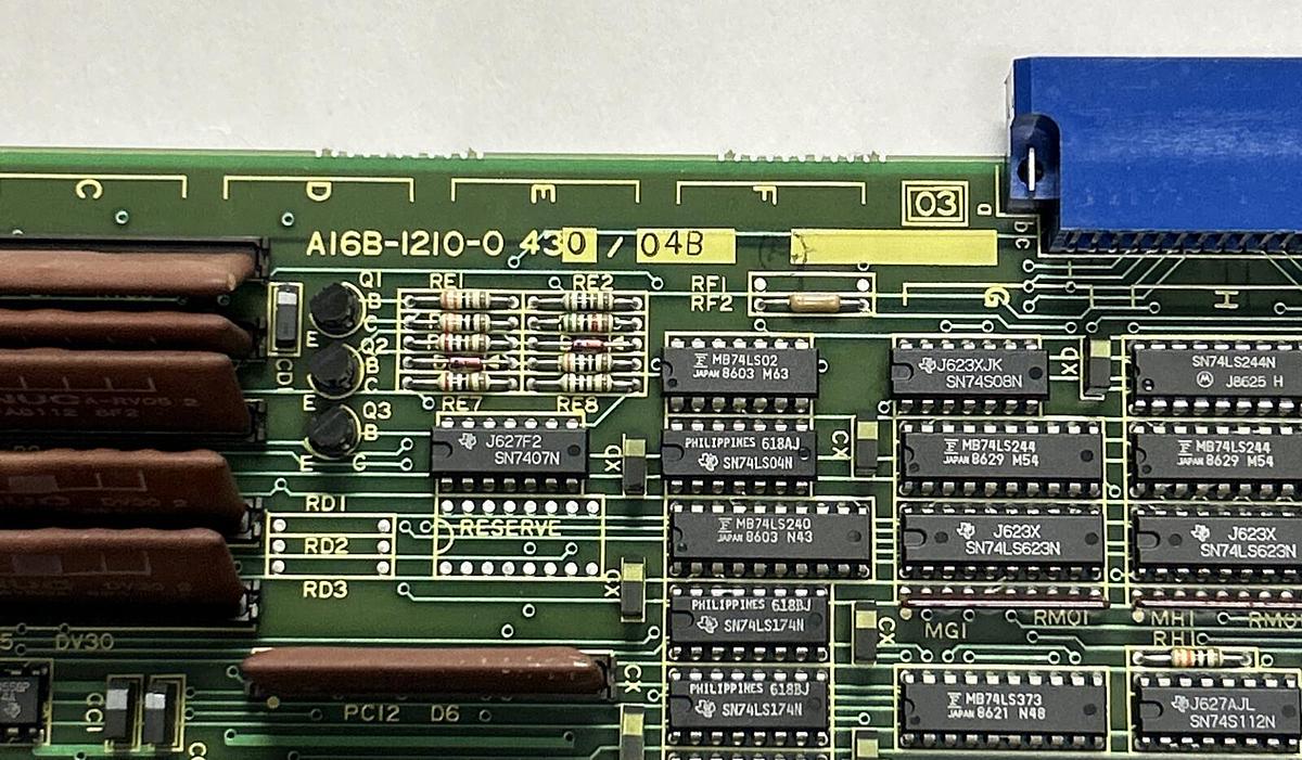 Used FANUC,A16B-1210-0430 A16B-1210-0430/04B, AXIS BOARD