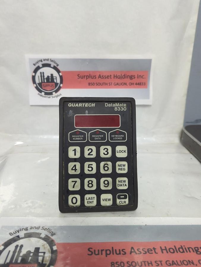 Used QUARTECH,8330-ABX,DATAMATE DISPLAY STATION PRE-OWNED