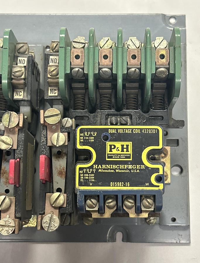 Used P&H,479U29D1,MAGNETIC CONTACTOR SIZE 1 600V