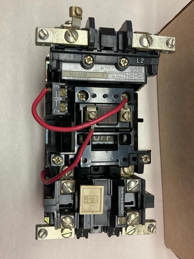Used Allen Bradley,509-X0XA,1-Phase Full Voltage Starter 115/230Vn
