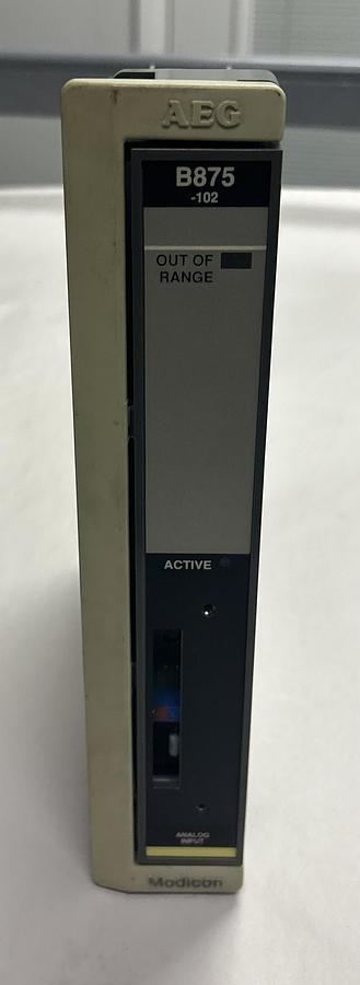 Used MODICON,AS-B875-102,ANALOG INPUT MODULE
