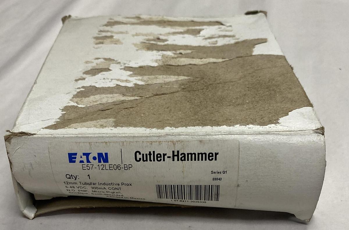 Eaton,E57-12LE06-BP,Inductive Proximity Switch NOS