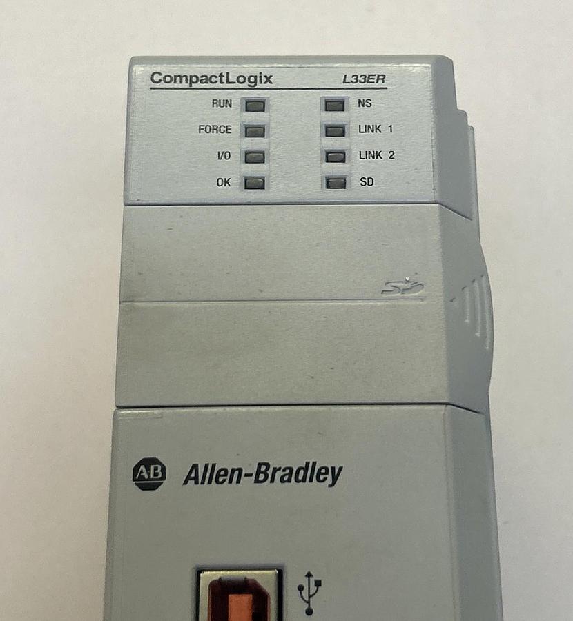 Used ALLEN BRADLEY,1769-L33ER,COMPACTLOGIC 2 MB ENET CONTROLLER