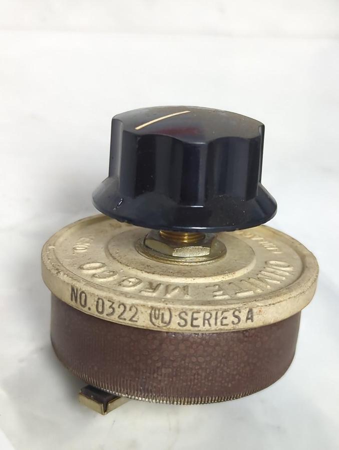 Used OHMITE,0322,POTENTIOMETER SERIES A PRE-OWNED