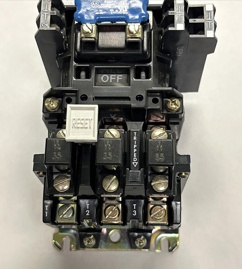 Used ALLEN BRADLEY,509-BOD,SER B STARTER SIZE 1 27A 600V
