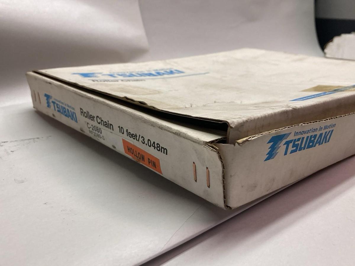 Tsubaki,RF2080-S C-2080,Roller Chain 10 Feet/3.048M