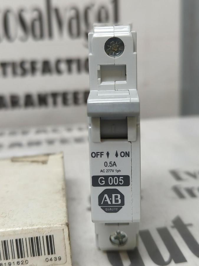 ALLEN BRADLEY,1492-CB1G005,.5 AMP CIRCUIT BREAKER NOS