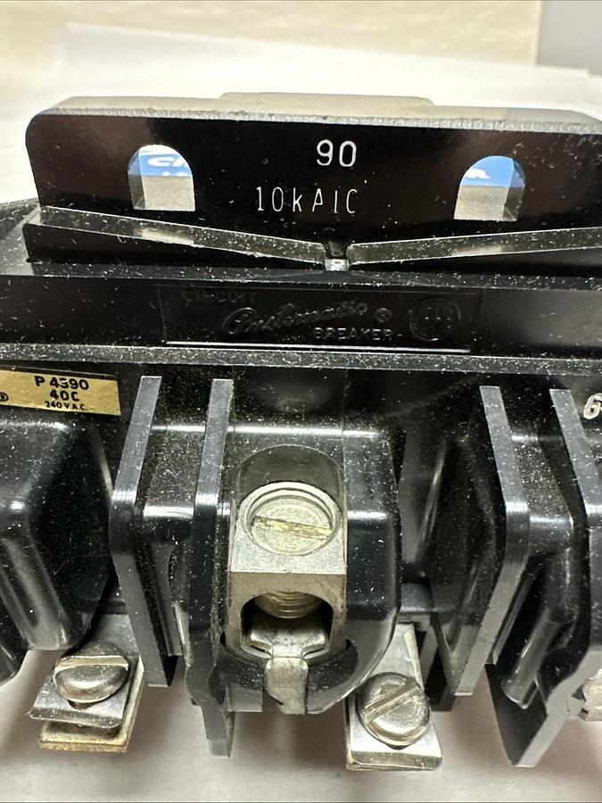 Used ITE Pushmatic,P4390,90A 3 Pole 240V Circuit Breaker